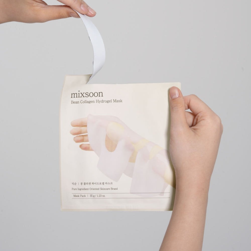 mixsoon Bean Collagen Hydrogel Mask 35g X 5ea - TIANSHOP