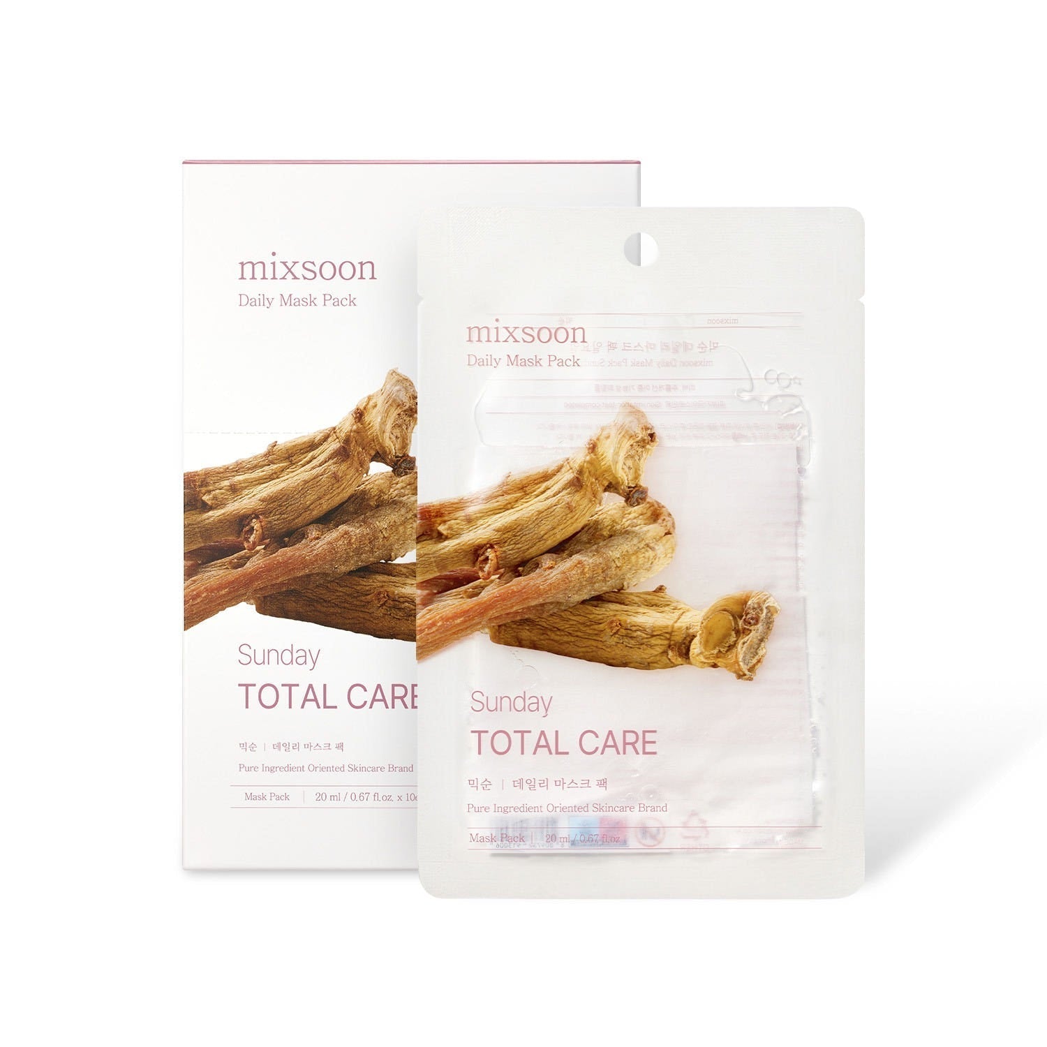 mixsoon Daily Mask Pack Sunday 20ml X 10ea - TIANSHOP