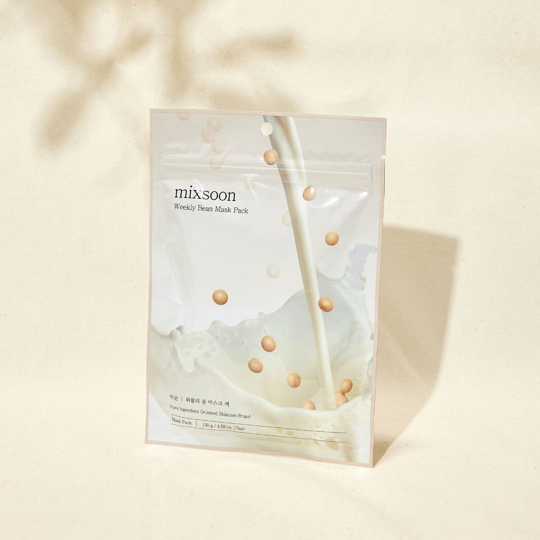 mixsoon Weekly Bean Mask Pack 130g (7ea) - TIANSHOP