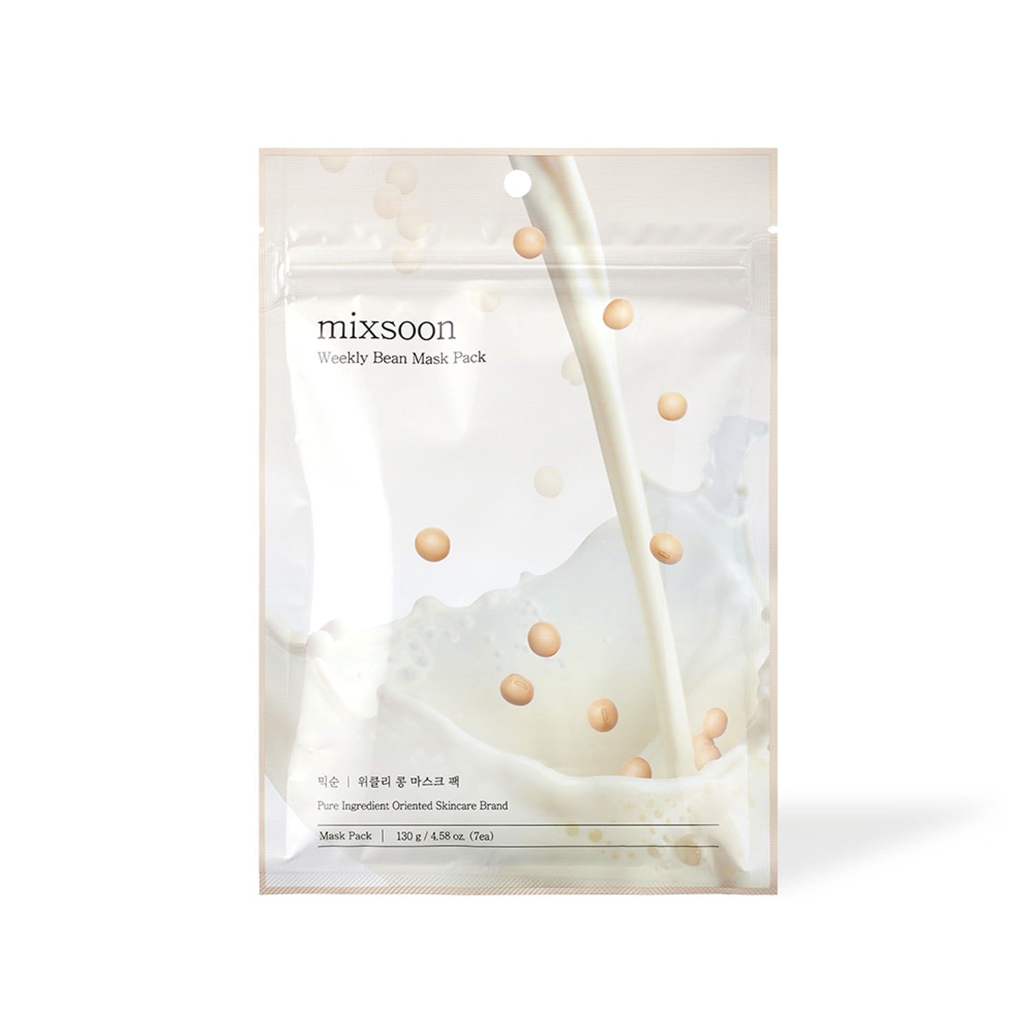 mixsoon Weekly Bean Mask Pack 130g (7ea) - TIANSHOP