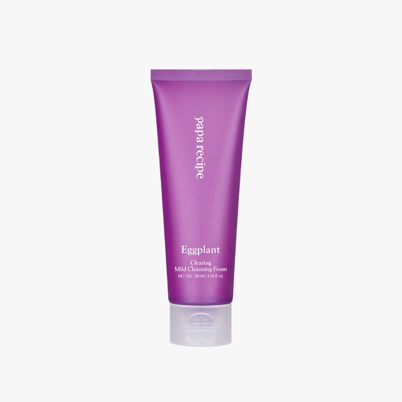 papa recipe Eggplant Clearing Mild Cleansing Foam 120ml - TIANSHOP