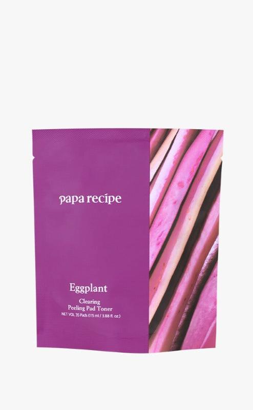 papa recipe Eggplant Clearing Peeling Pad Toner Refill Only 35 pads(115ml) - TIANSHOP