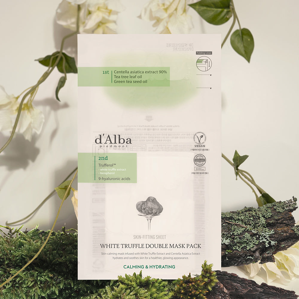 d'Alba 白松露雙重面膜組合【舒緩/保濕】34.5g X 20片