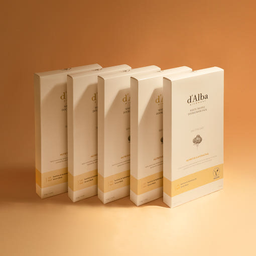 d'Alba 白松露雙重面膜組合【營養/保濕】32.5g X 20片