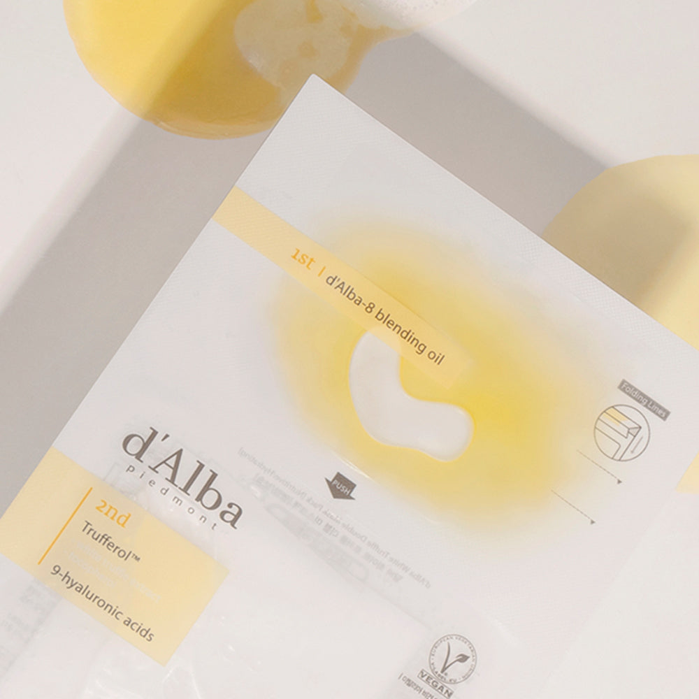 d'Alba 白松露雙重面膜組合【營養/保濕】32.5g X 20片