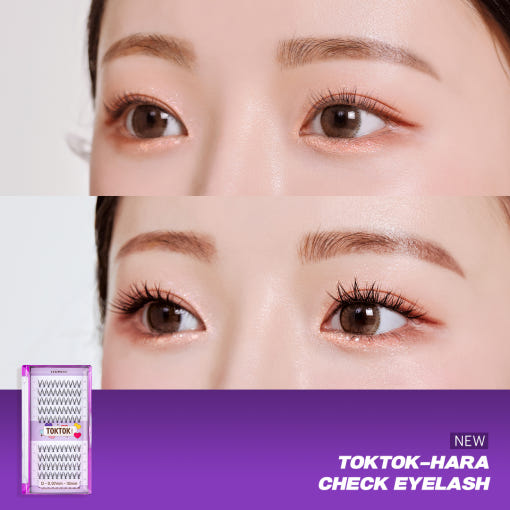 CORINGCO Toktok-Hara Клетъчни мигли 100 бр. (3 вида)