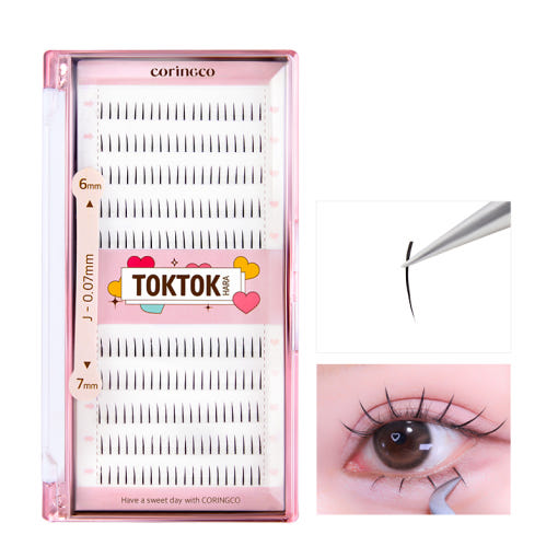 CORINGCO Toktok-Hara подмигващи мигли (110 бр., 200 бр.) (3 вида)
