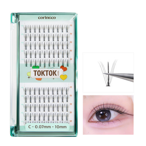 CORINGCO Toktok-Hara W мигли 100 бр. (4 вида)