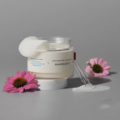 RAWQUEST Echinacea Calming Moisture Toner Pad 190ml(60 sheets) - TIANSHOP