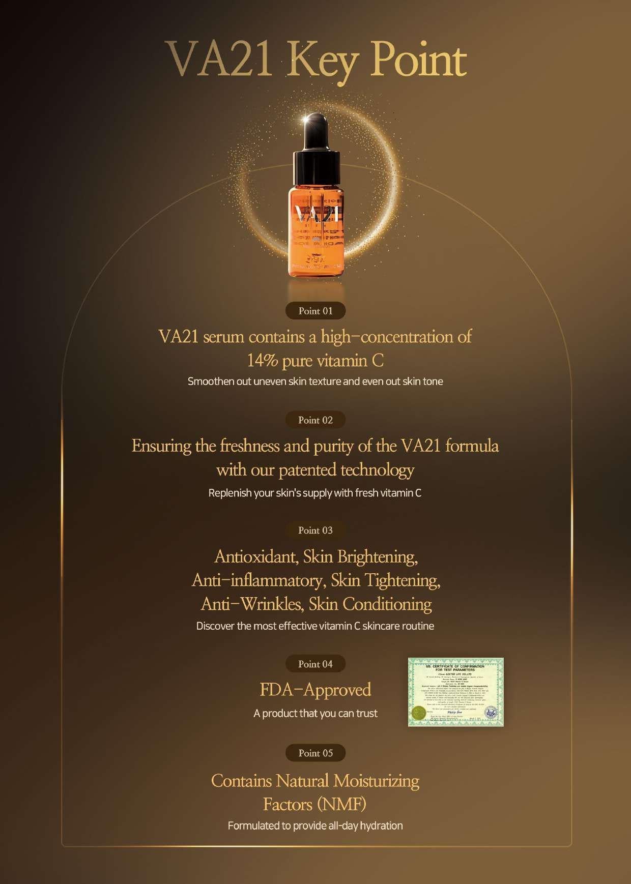 Relaco VA21 PREMIUM PURE VITAMIN C SERUM 14ml - TIANSHOP