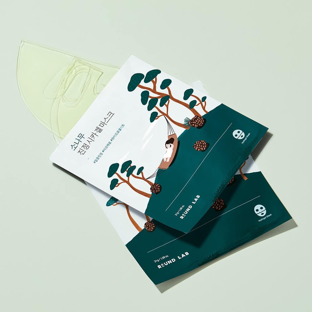 Round Lab Pine Calming Cica Gel Mask 31g x 5ea - TIANSHOP