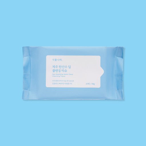 Shingmulnara Jeju Sparkling Water Quick & Deep Cleansing Tissue 20 Sheets 107g - TIANSHOP