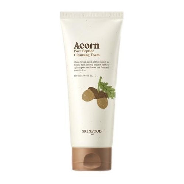 SKINFOOD Acorn Pore Peptide Cleansing Foam 150ml - TIANSHOP