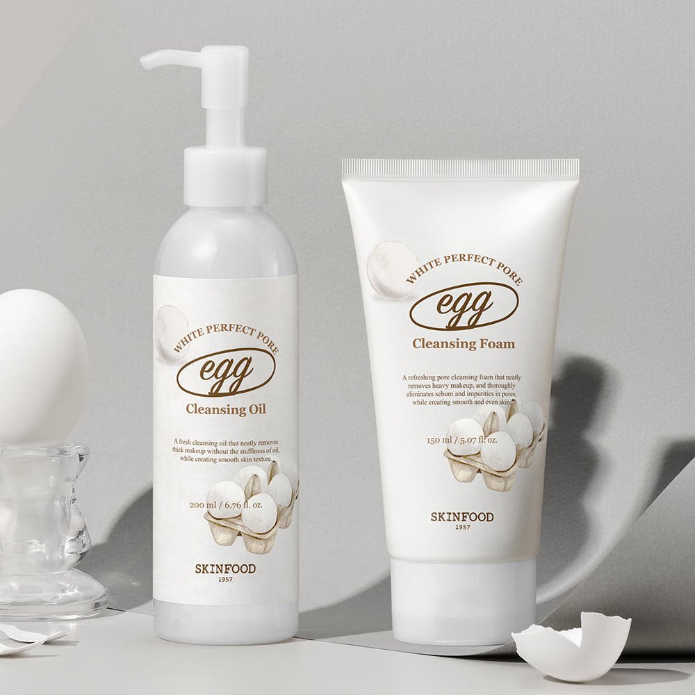 SKINFOOD Egg White Perfect Pore Cleansing Oil 200ml - TIANSHOP