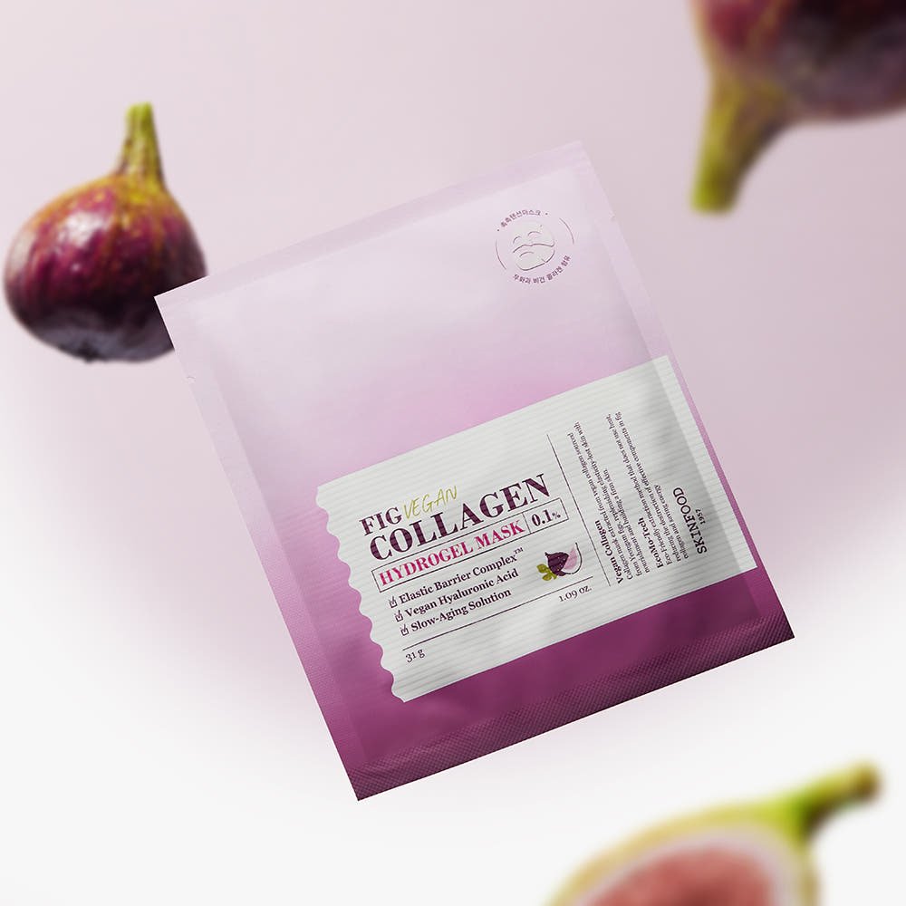 SKINFOOD Fig Vegan Collagen Hydrogel Mask Sheet 31g X 5ea - TIANSHOP