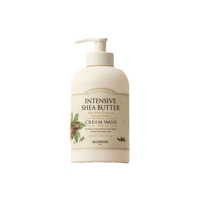 SKINFOOD Intensive Shea Butter Body Cream Wash 450ml - TIANSHOP