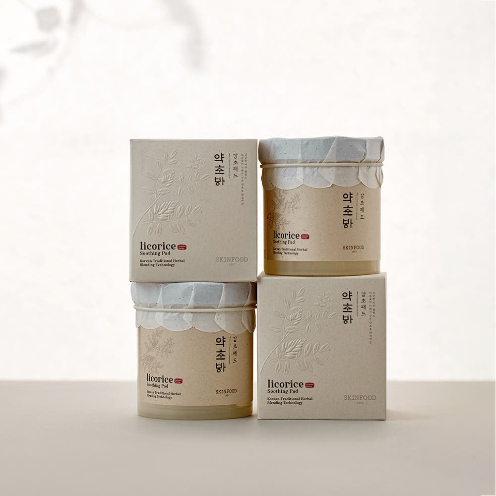 SKINFOOD Licorice Soothing Pad 250g/60ea - TIANSHOP
