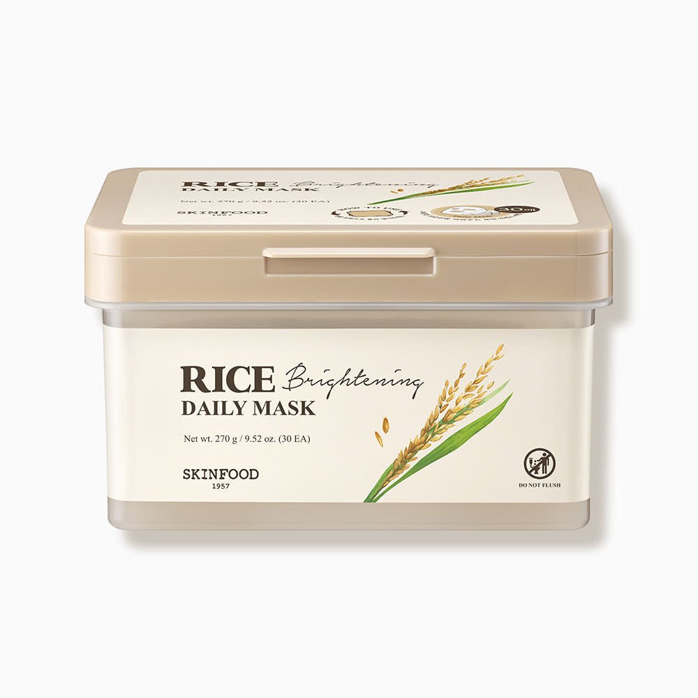 SKINFOOD Rice Brightening Daily Mask 270g/30ea - TIANSHOP