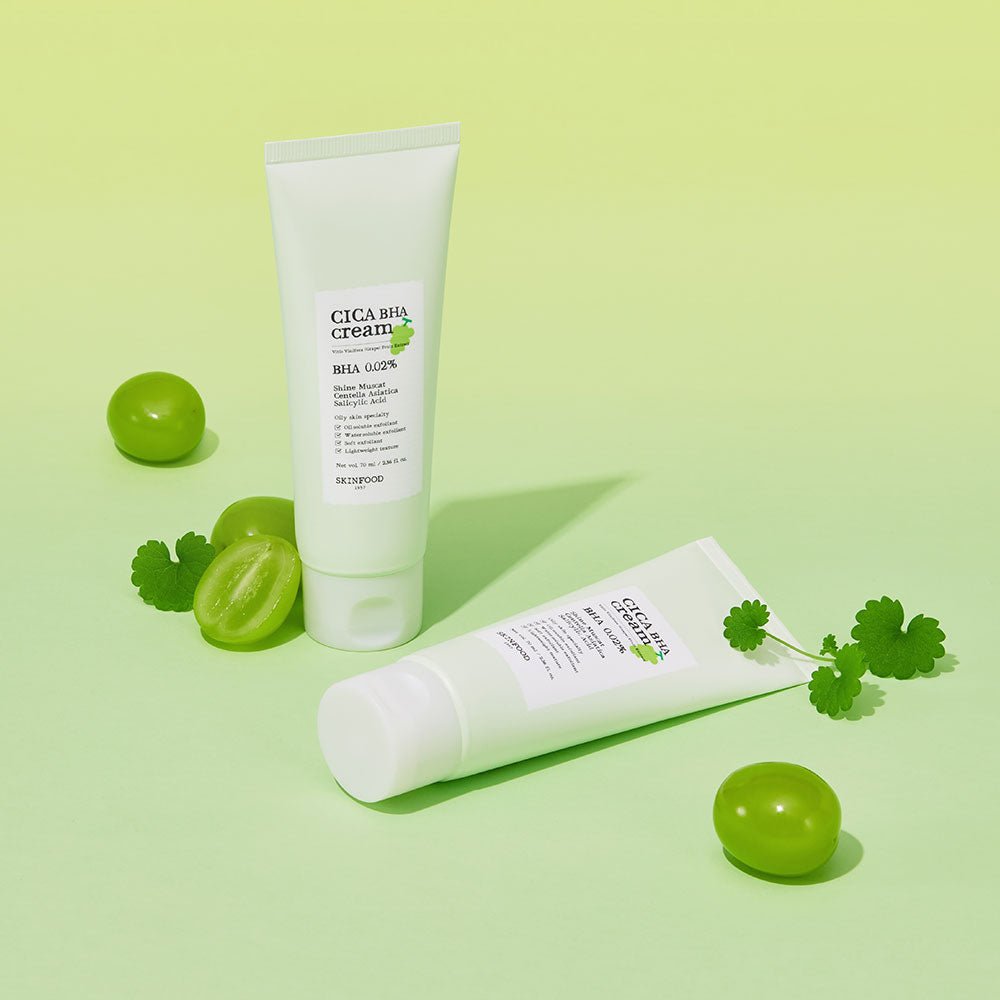 SKINFOOD Shine Muscat Cica BHA Cream 70ml - TIANSHOP