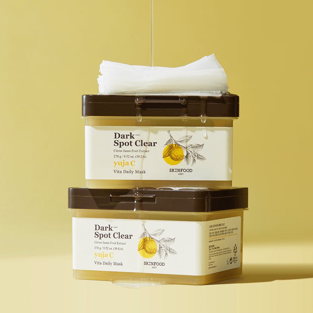 SKINFOOD Yuja C Vita Daily Mask Sheet 270g/30ea - TIANSHOP