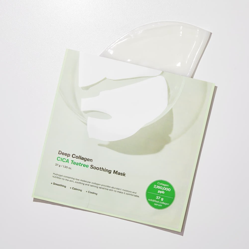 SUNGBOON EDITOR Deep Collagen Cica Tea Tree Soothing Mask 37g X 4ea - TIANSHOP