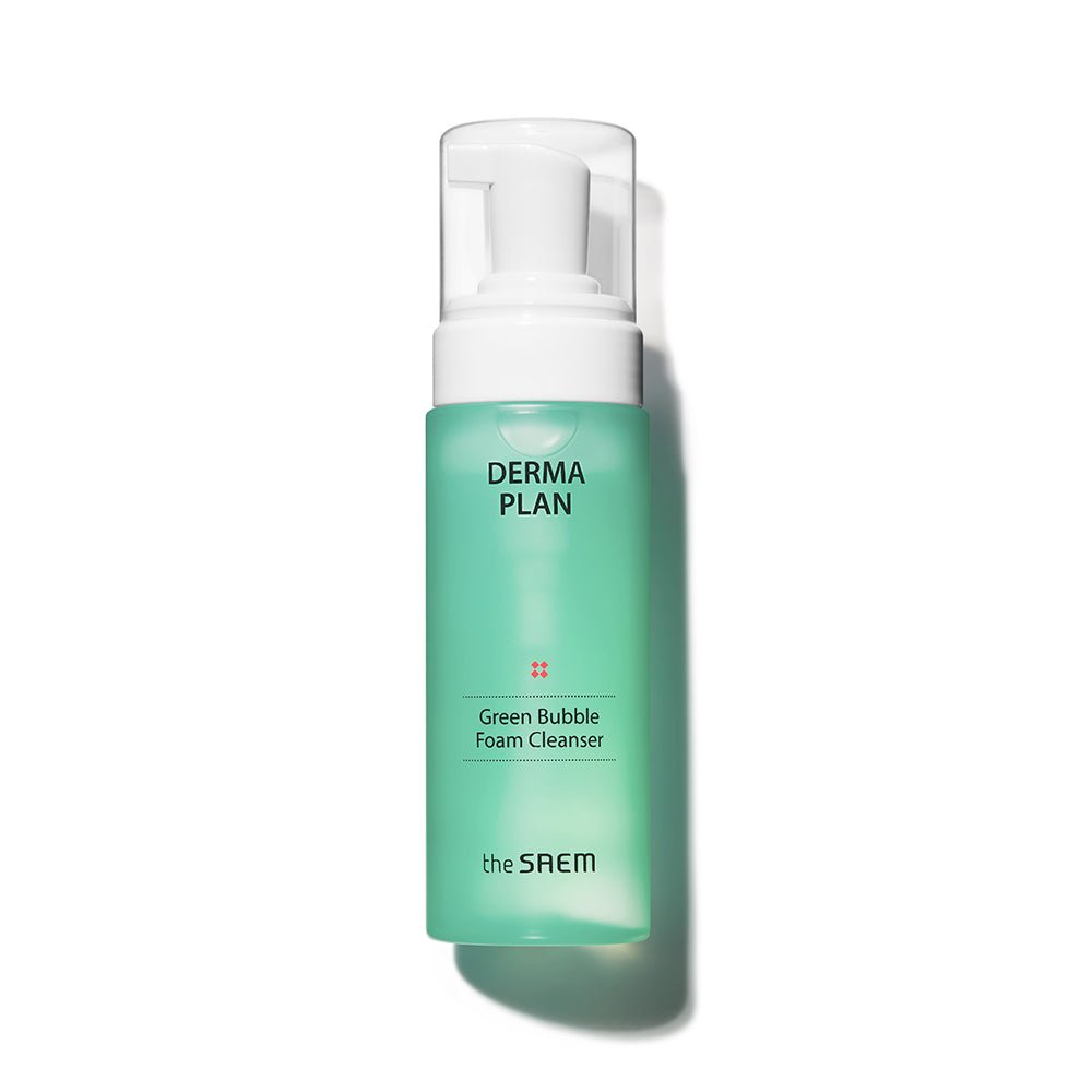 The SAEM Derma Plan Green Bubble Foam Cleanser 150ml - TIANSHOP