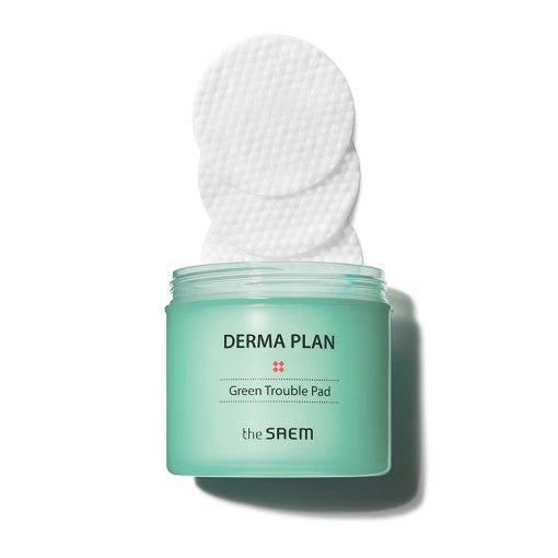 The SAEM Derma Plan Green Trouble Pad 145ml(70ea) - TIANSHOP