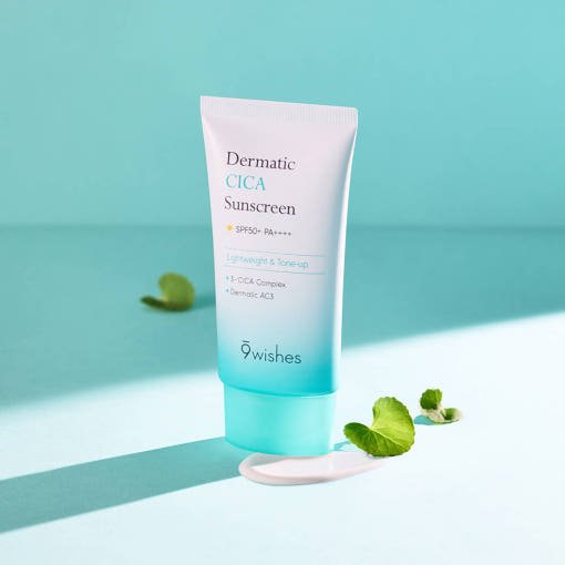 9wishes Dermatic Cica Sunscreen 50ml - TIANSHOP