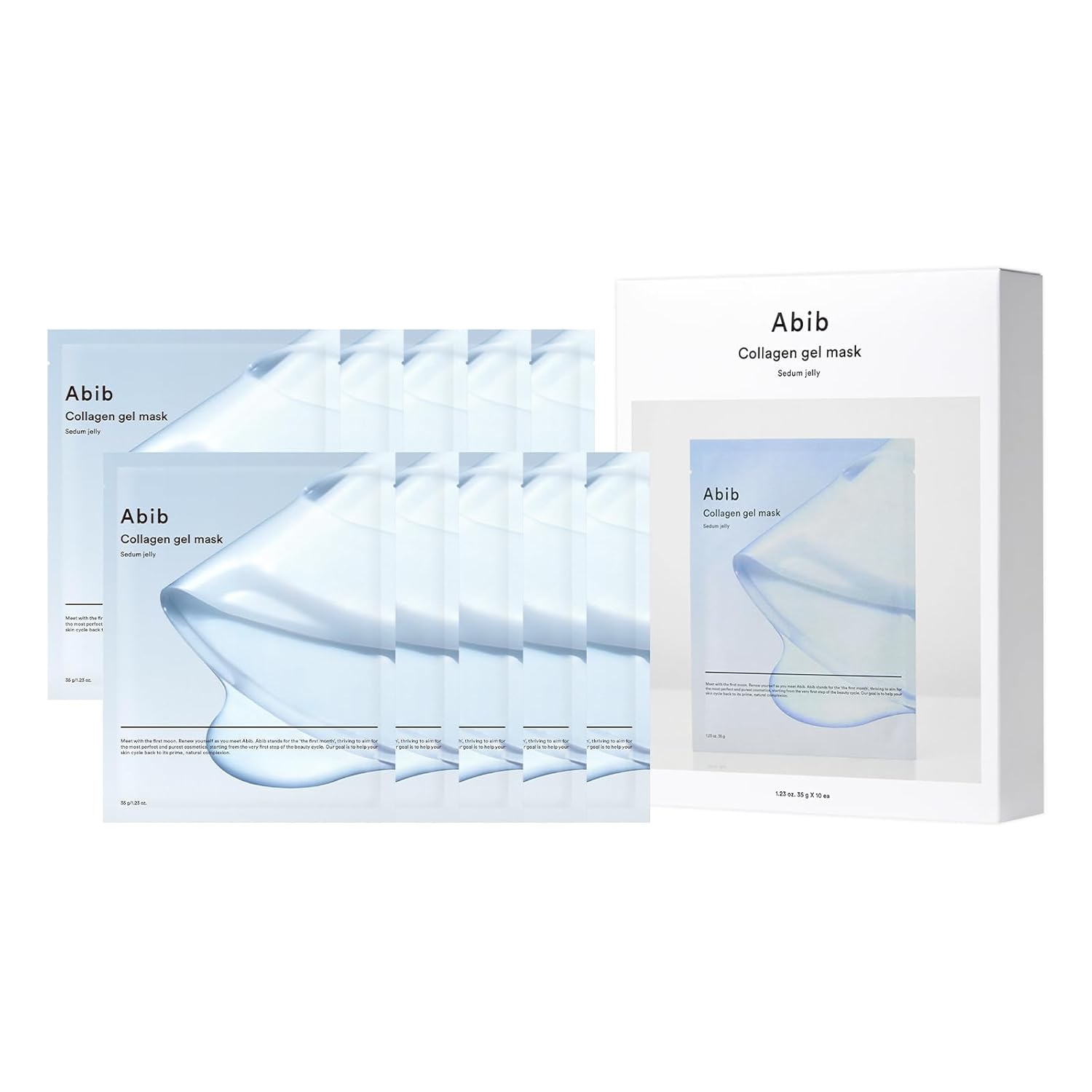 Abib Collagen Gel Mask 35g X 10ea Sedum Jelly - TIANSHOP