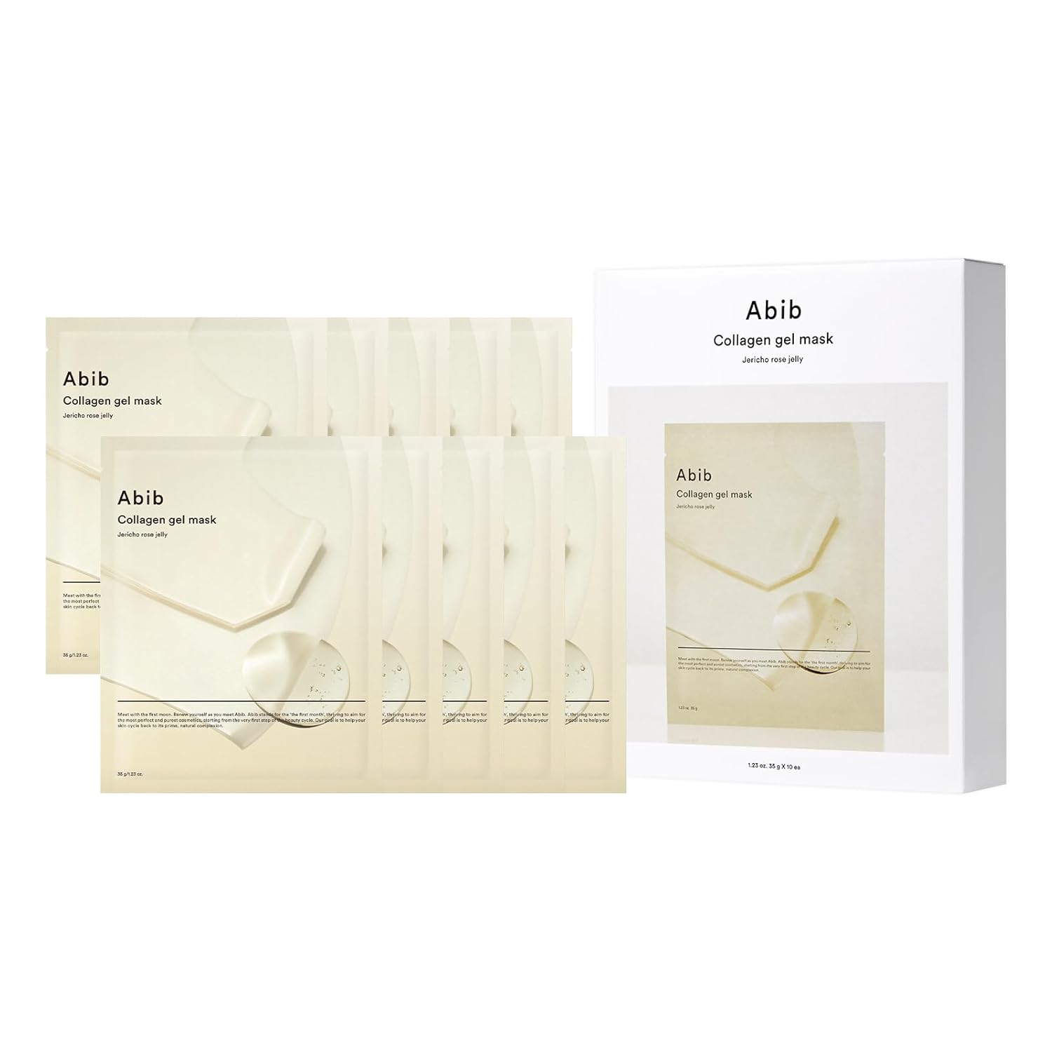 Abib Collagen Gel Mask 35ml X 10ea Jericho Rose Jelly - TIANSHOP