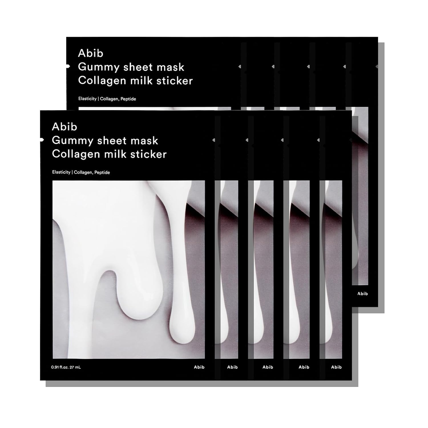 Abib Gummy Sheet Mask Collagen Milk Sticker 27ml X 10ea - TIANSHOP