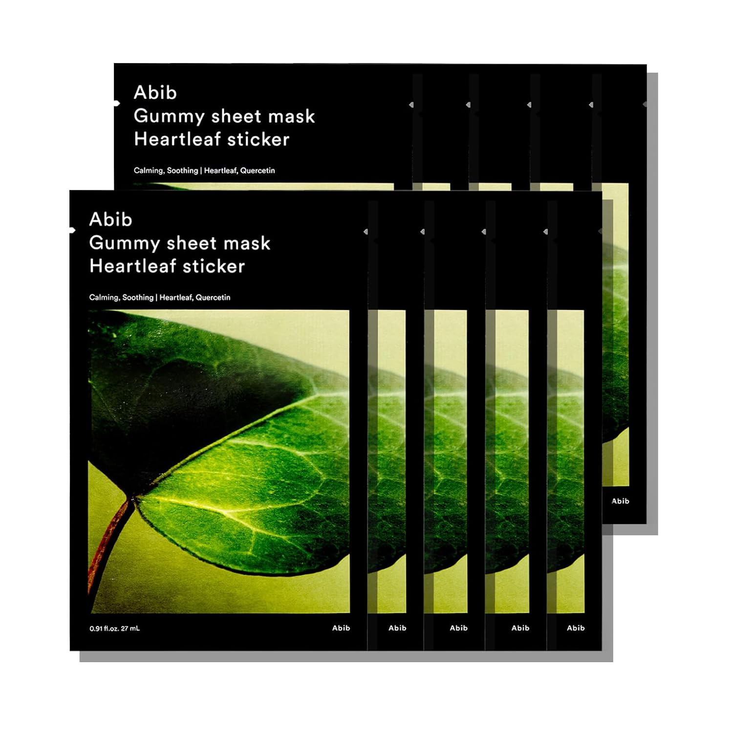 Abib Gummy Sheet Mask Heartleaf Sticker 27ml X 10ea - TIANSHOP