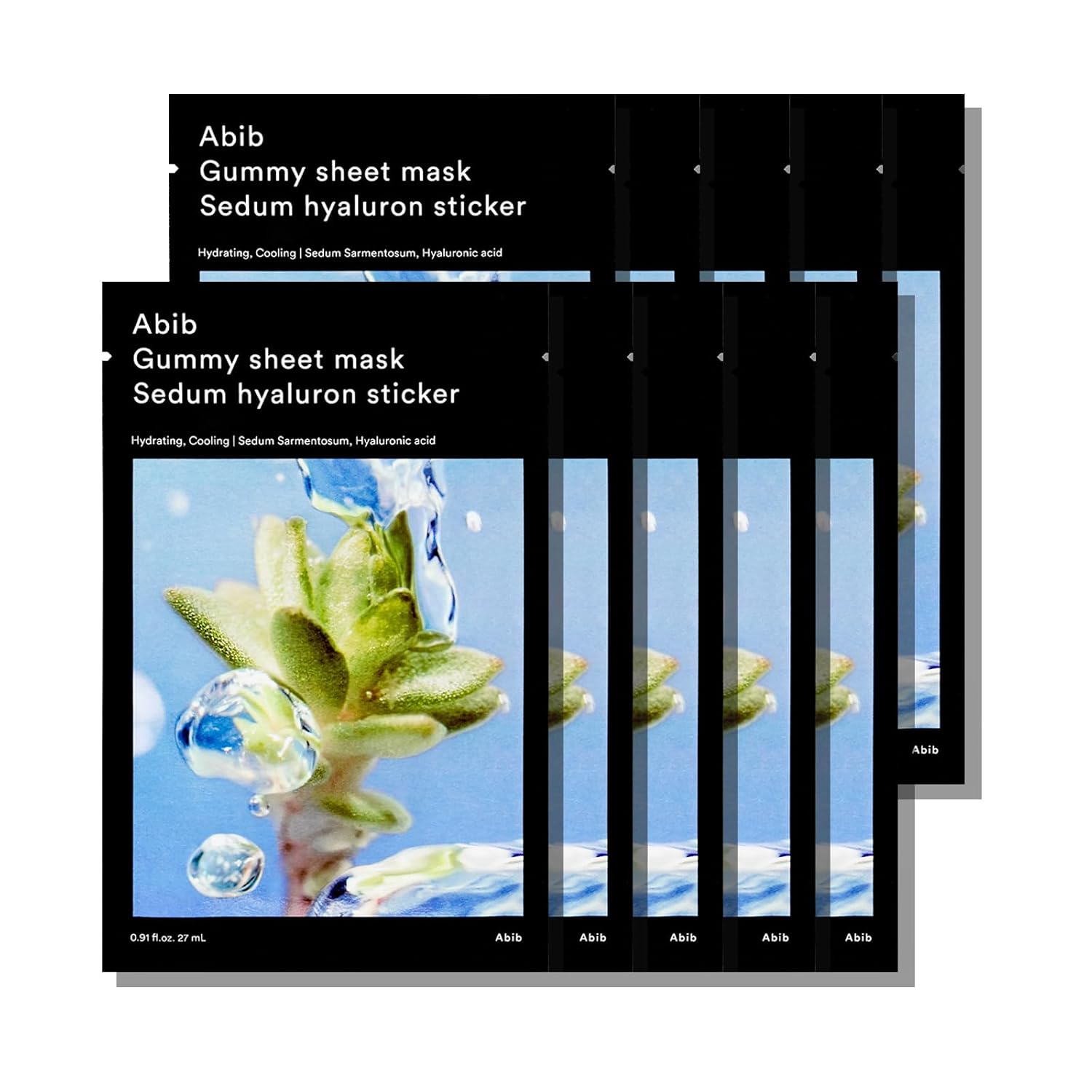 Abib Gummy Sheet Mask Sedum Hyaluron Sticker 27ml X 10ea - TIANSHOP