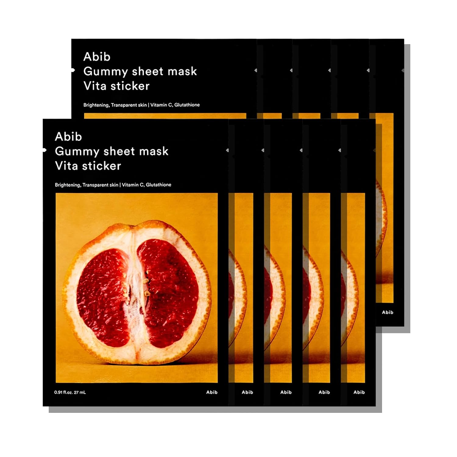 Abib Gummy Sheet Mask Vita Sticker 27ml X 10ea - TIANSHOP