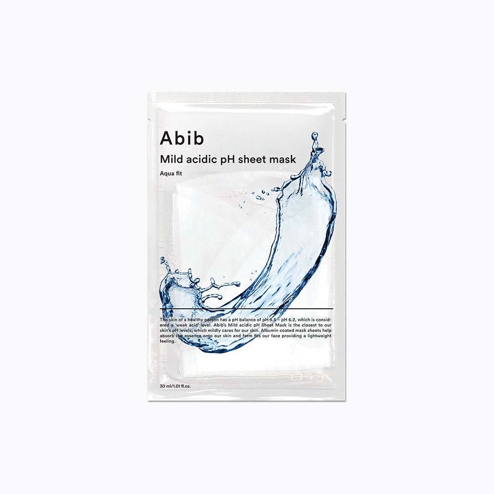 Abib Mild Acidic pH Sheet Mask Aqua Fit 30ml X 10ea - TIANSHOP