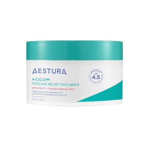 AESTURA A - CICA 365 COOLING RELIEF PADS pH4.5 110ml/60P - TIANSHOP