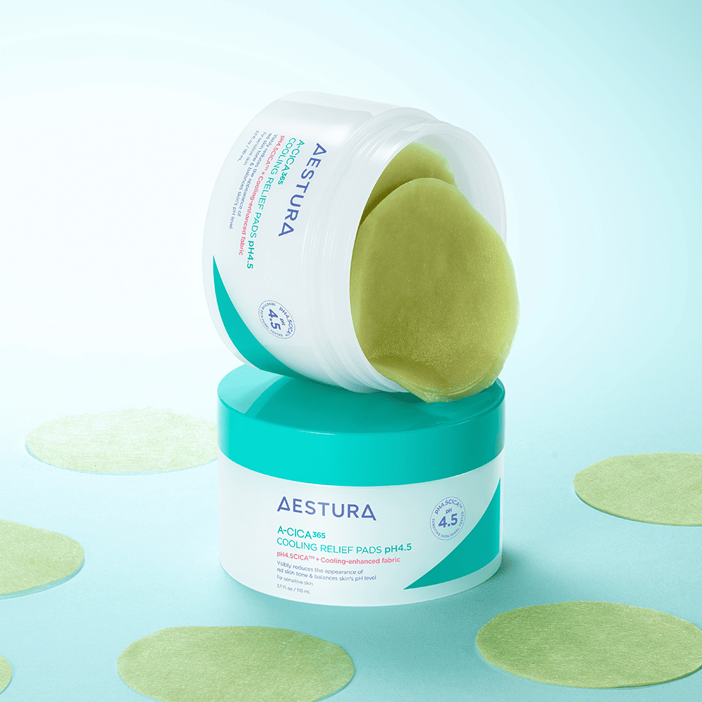 AESTURA A - CICA 365 COOLING RELIEF PADS pH4.5 110ml/60P - TIANSHOP