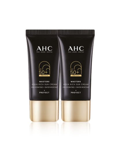 AHC Masters Aqua Rich Sun Cream (SPF50+/PA++++) 30ml+30ml Double Set - TIANSHOP