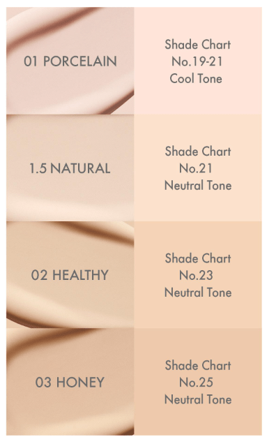 AMUSE Ceramic Skin Perfector Cushion SPF40 PA++ Set 15g + 15g(Refill) (4 Colors) - TIANSHOP