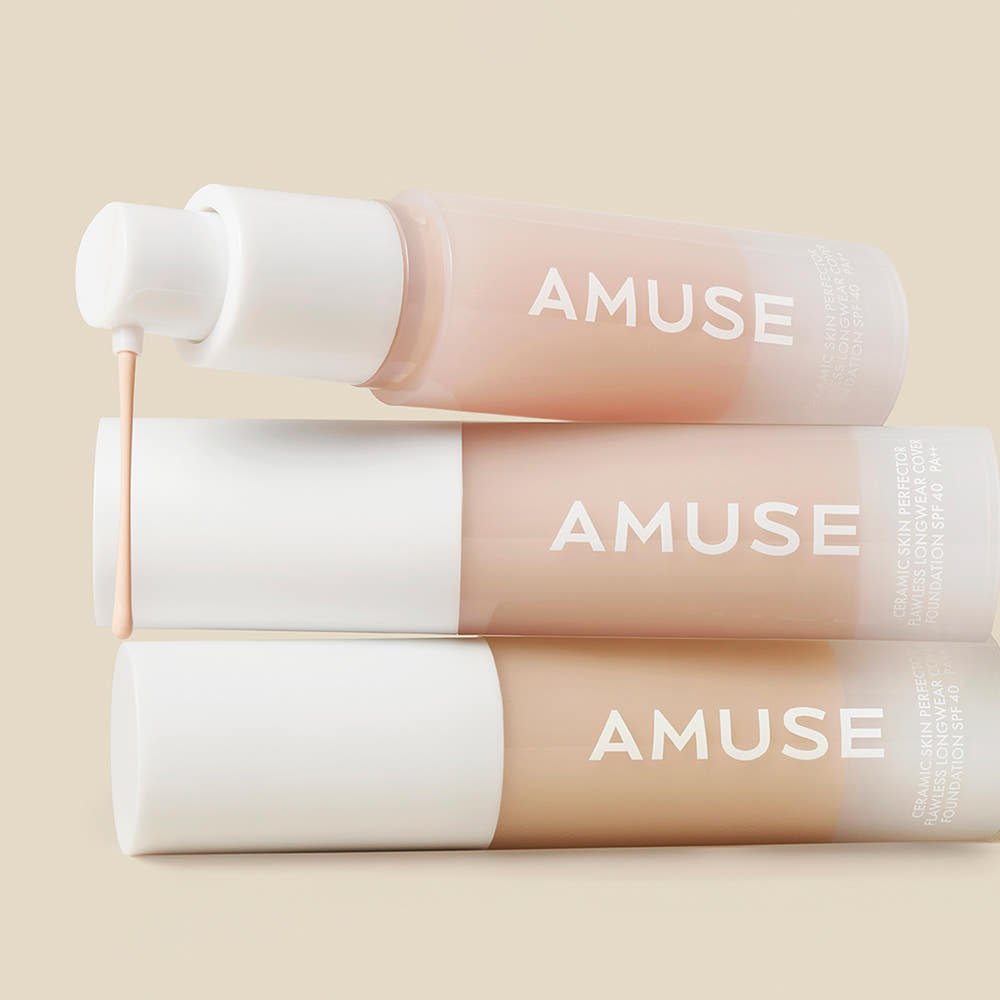 AMUSE Ceramic Skin Perfector Foundation Mini 15mL SPF40 PA++(3 Colors) - TIANSHOP