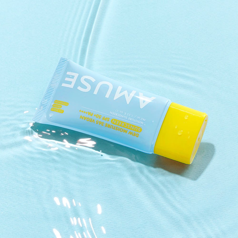 AMUSE Dew Moisture 365 Vegan Sunscreen SPF50+ PA++++ 40ml - TIANSHOP