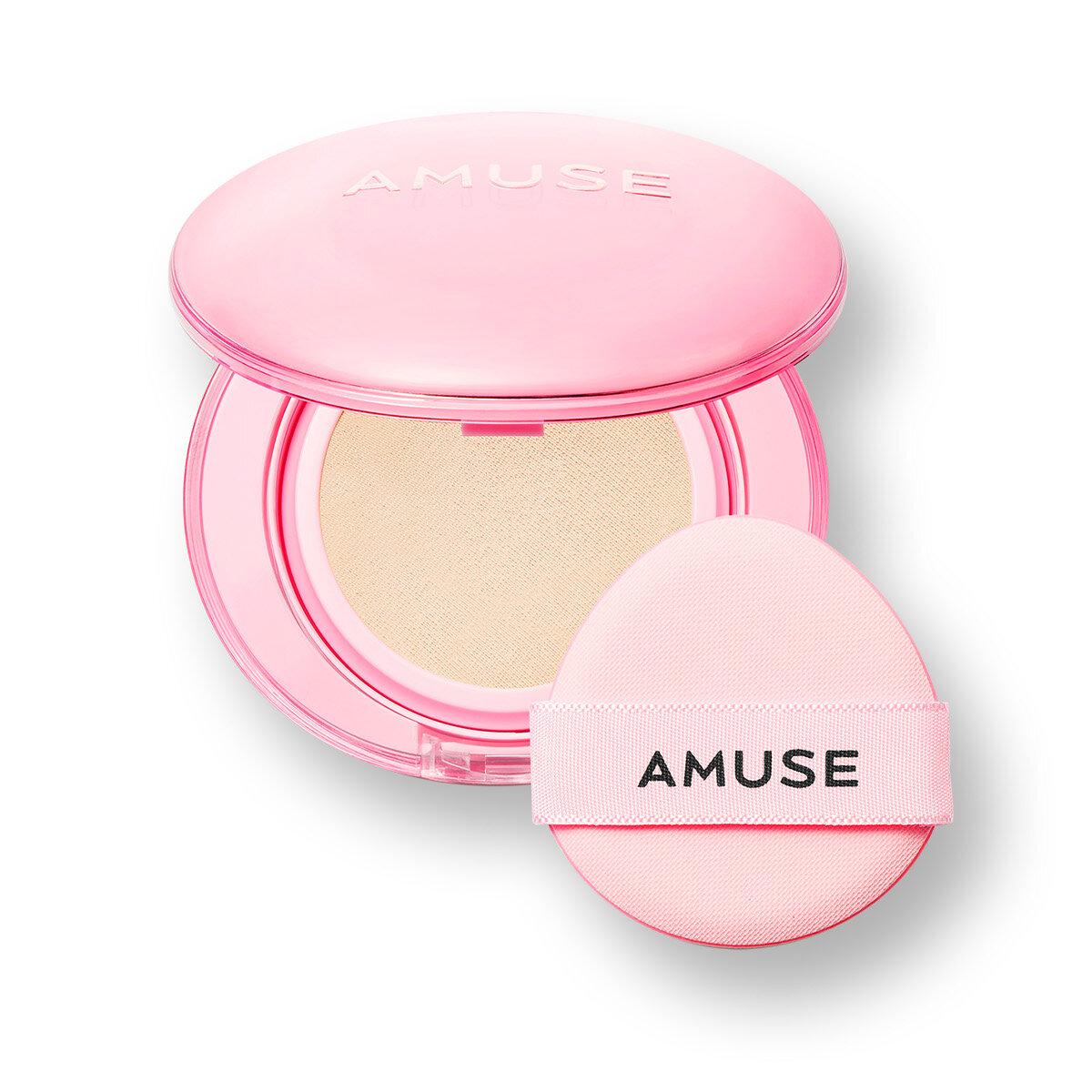 AMUSE Dew Power Vegan Cushion SPF 50+ PA++++ 15g (4 Colors) - TIANSHOP