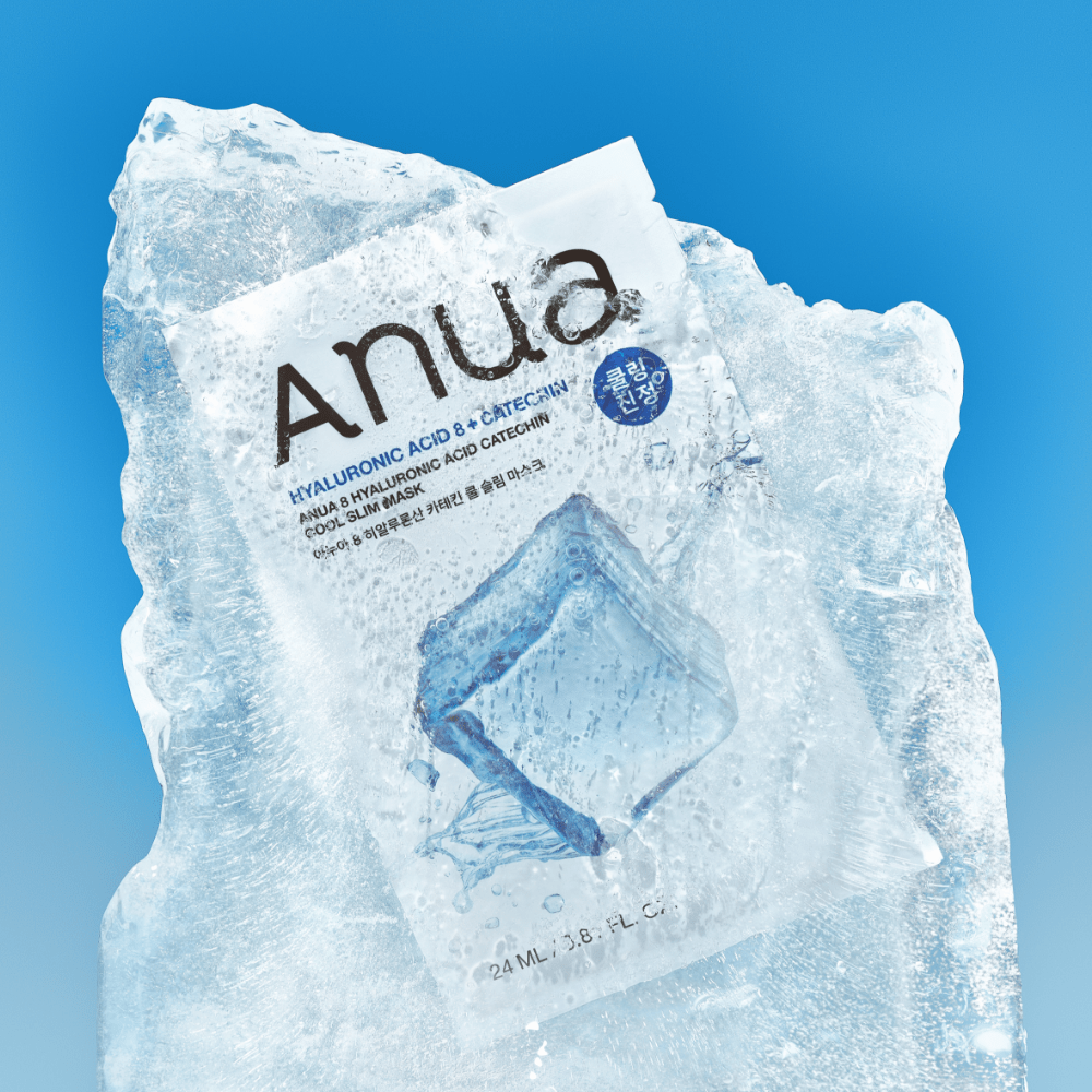 Anua 8 Hyaluronic Acid Catechin Cool Slim Mask Sheet 24ml X 10ea - TIANSHOP