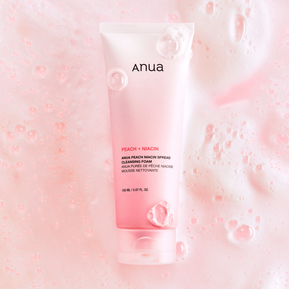 Anua Peach Niacin Spread Cleansing Foam 150ml - TIANSHOP