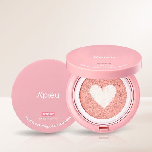 A'pieu Pure Block Tone - Up Sun Cushion SPF50+ PA++++ 11g - TIANSHOP