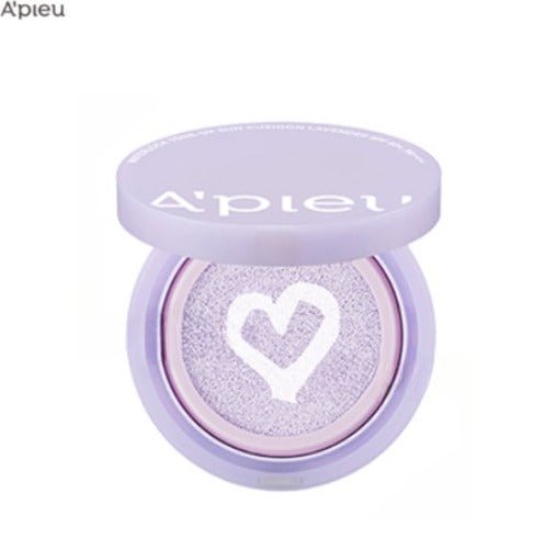 A'pieu Waterlock Tone Up Sun Cushion Lavender SPF50+ PA++++ 15g - TIANSHOP