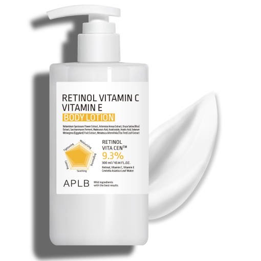 APLB Retinol Vitamin C Vitamin E Body Lotion 300ml - TIANSHOP