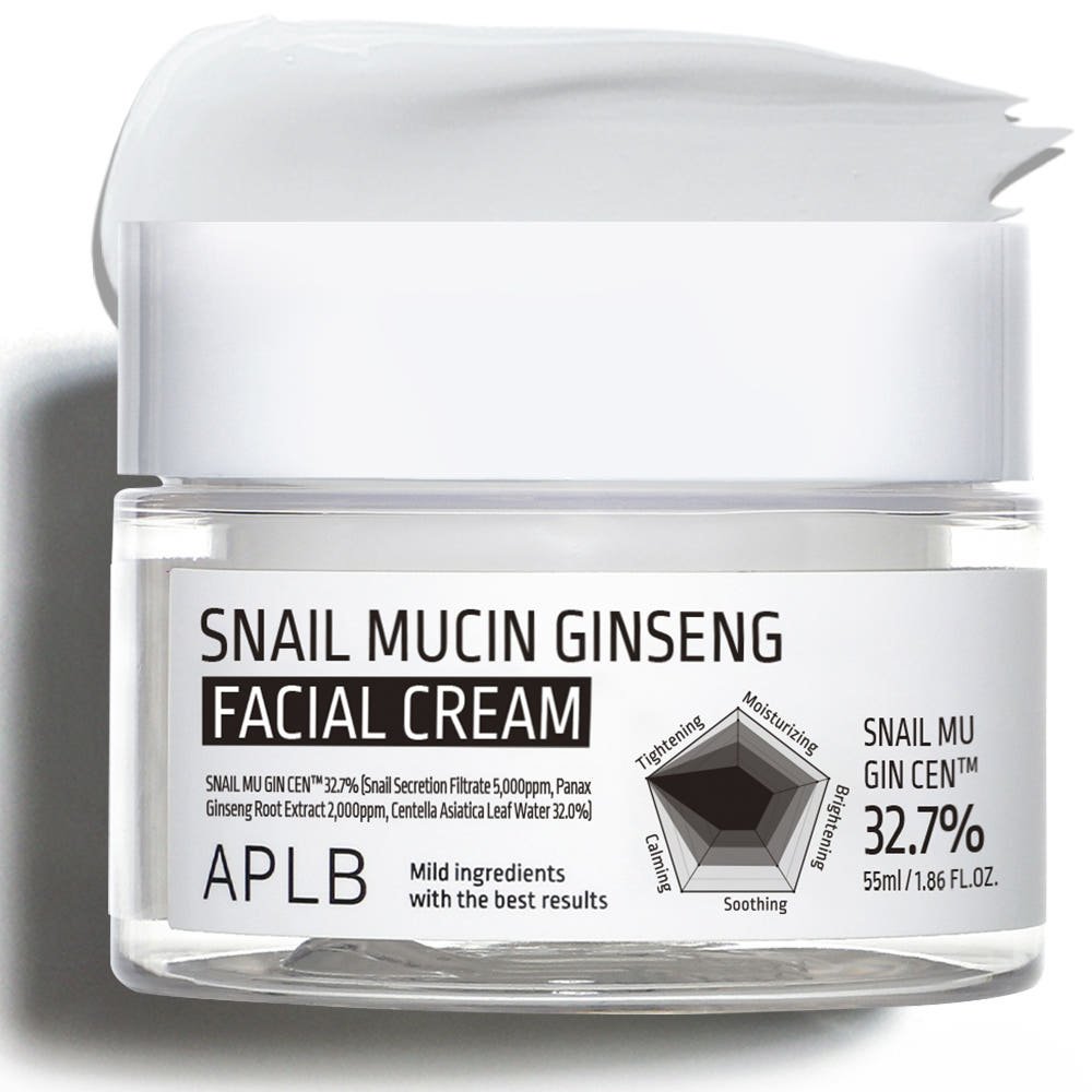 APLB Snail Mucin Ginseng Facial Cream 55ml - TIANSHOP