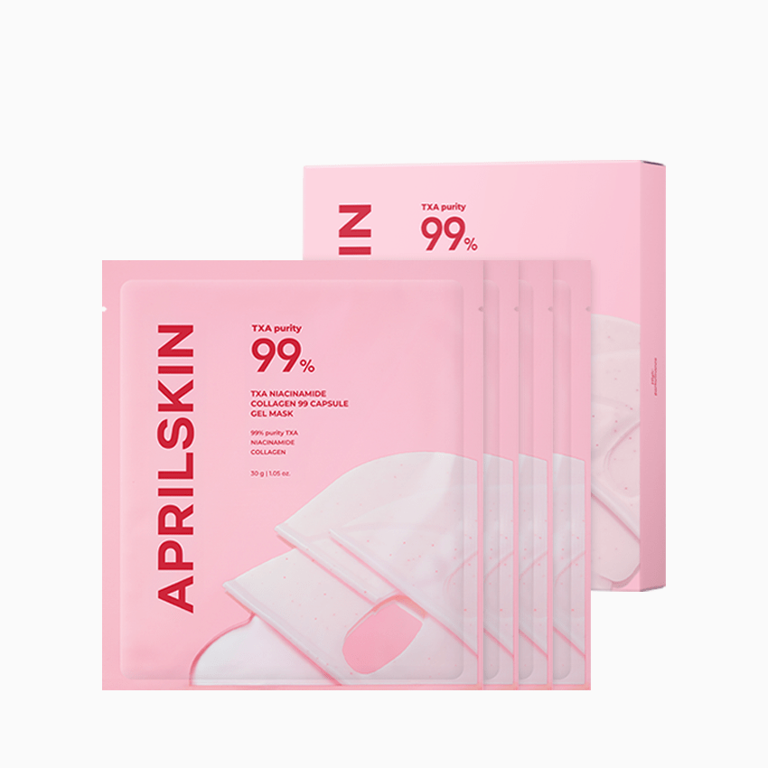 APRILSKIN TXA Niacinamide Collagen 99 Capsule Gel Mask 30g X 4ea - TIANSHOP