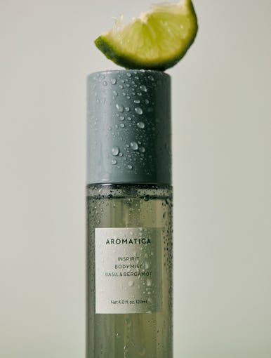 AROMATICA Inspirit Body Mist Basil & Bergamot 120ml - TIANSHOP